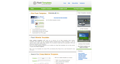 Desktop Screenshot of flash-website-templates.biz