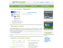 Tablet Screenshot of flash-website-templates.biz